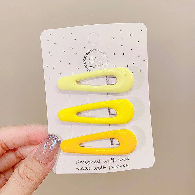 Hair Clip Side Bangs Hair Clip Heart BB Clip Kids Hairpin Head Accessory