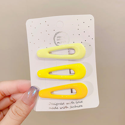 Hair Clip Side Bangs Hair Clip Heart BB Clip Kids Hairpin Head Accessory