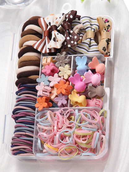 Kids Head Accessory Hair Clip Hairpin Set Hair Tie Girl Side Clip Hair Accessory Hair Tie