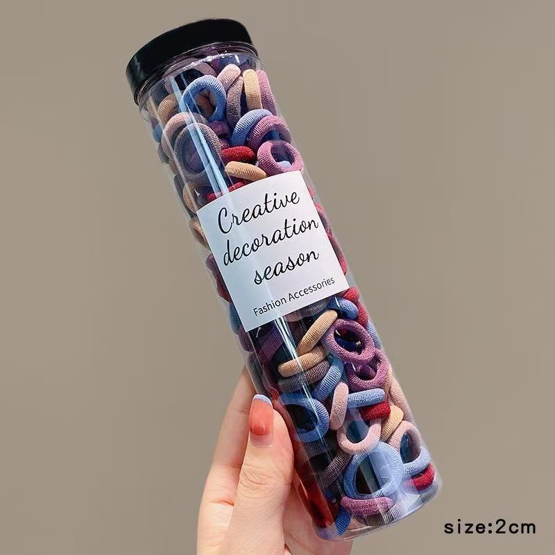 Kids Hair Tie Elastic Band Nylon Colorful Hair Accessory