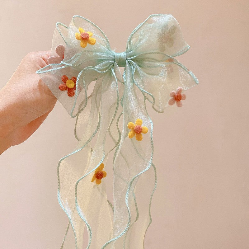 Kids Hair Band Girl Bow Braiding Hair Clip Head Accessory Hairpin Hair Accessory