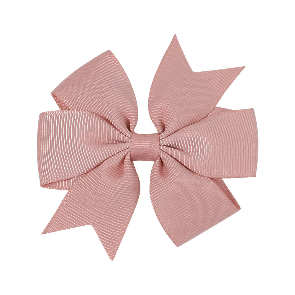 Handmade V Bow Hair Clip Hair Accessory Kids Head Accessory 564