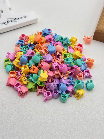 Colorful Kids Hairpin Clip Head Accessory Flyaway Hair Hair Clip Girl Bangs Braiding Mini Hair Clip Hair Accessory