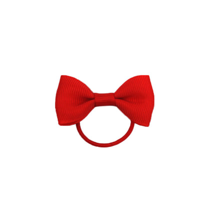 2 Bow Hair Tie Girl Headband Hair Tie Elastic Band