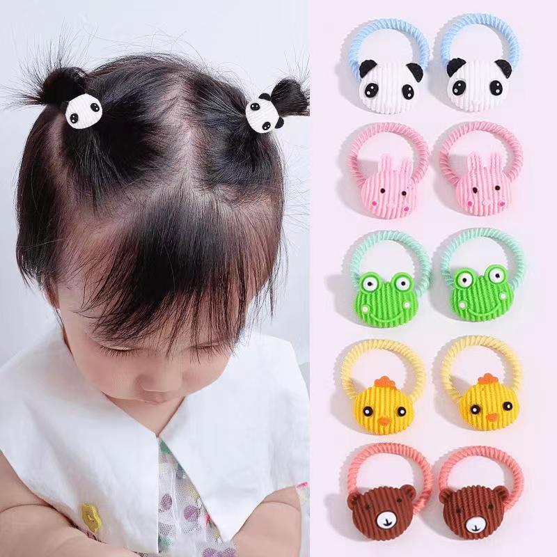 Small Kids Elastic Band High Elasticity Hair Tie Cartoon Hair Tie