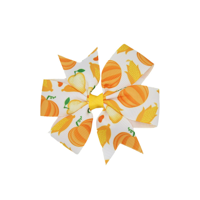 Kids Bow Hair Clip Cute Head Accessory