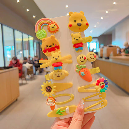 Kids Hair Clip Flower Hair Tie Hair Accessory Elastic Band Girl Headband Hairpin