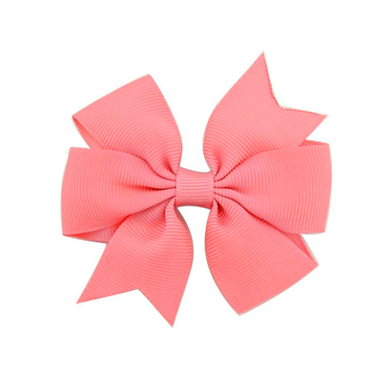 Handmade v Bow Hair Clip Hair Accessory Kids Head Accessory