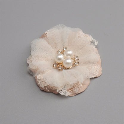 Fabric Handmade DIY Head Accessory Hair Clip Flower Accessory