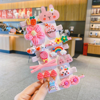 Kids Hair Clip Cute Hairpin Bangs BB Clip Head Accessory Bow Hair Accessory