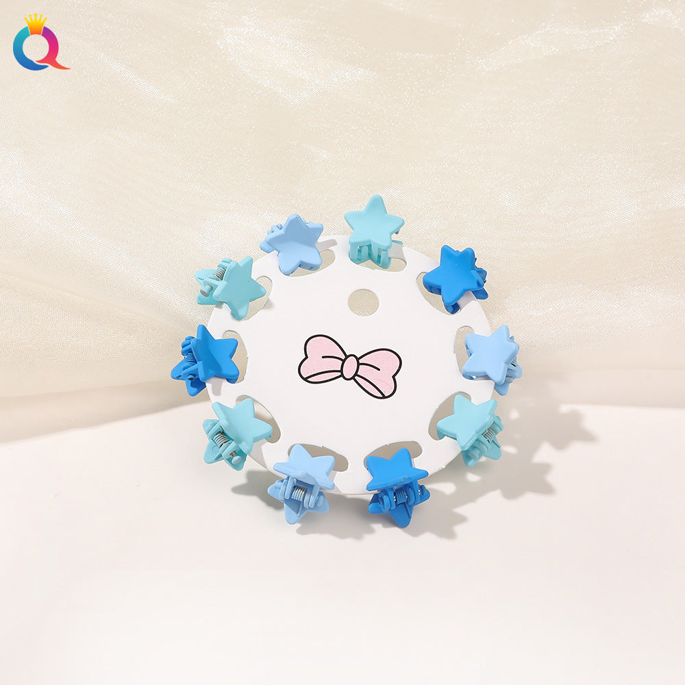 Mini Hair Clip Kids Hair Clip Colorful Braiding Bangs Flyaway Hair Hair Accessory