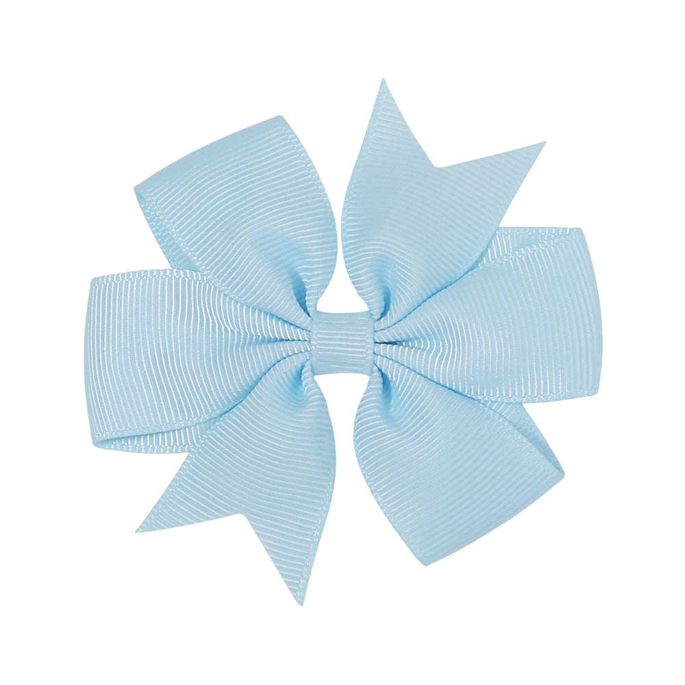 Handmade V Bow Hair Clip Hair Accessory Kids Head Accessory 564