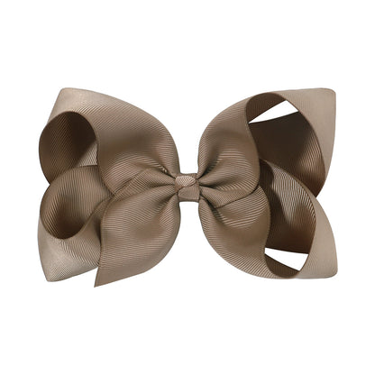 6 Kids Bow Hair Clip Head Accessory 588