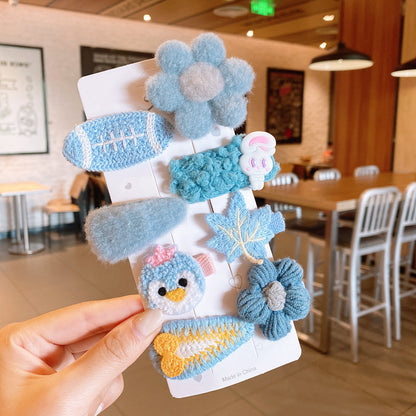 Kids Hair Clip Hairpin Cute Girl Head Accessory BB Flyaway Hair Bangs Clip