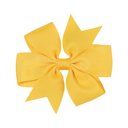 Handmade V Bow Hair Clip Hair Accessory Kids Head Accessory 564