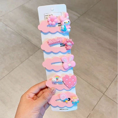 Kids Hair Clip Flower Hair Tie Hair Accessory Elastic Band Girl Headband Hairpin