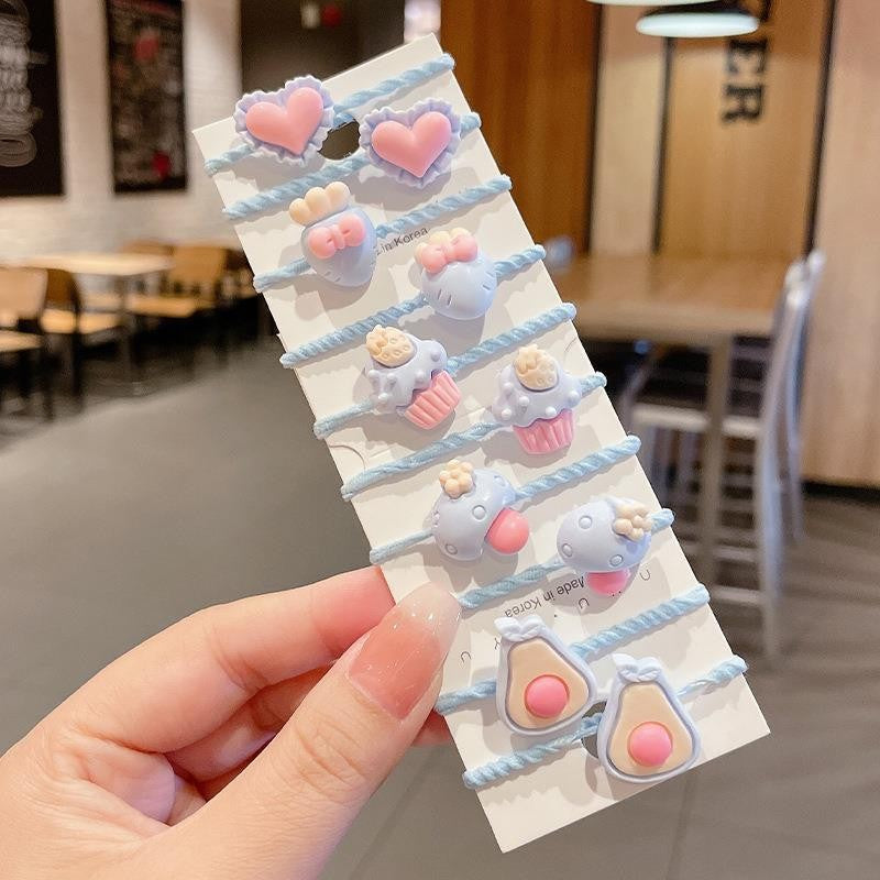 Kids Hair Tie Elastic Band Gentle on Hair Cute Headband Hair Accessory Hair Accessory 1-3