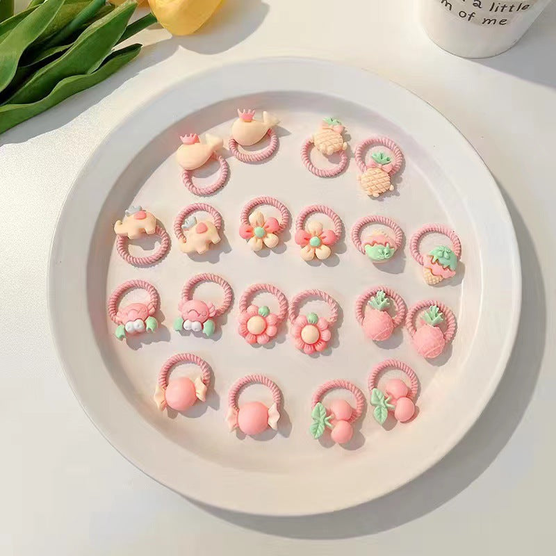 Kids Hair Accessory Cute Headband Elastic Band Hair Tie Hair Tie