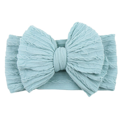 Kids Hair Band Baby Nylon Elastic Headband Bow Hair Accessory