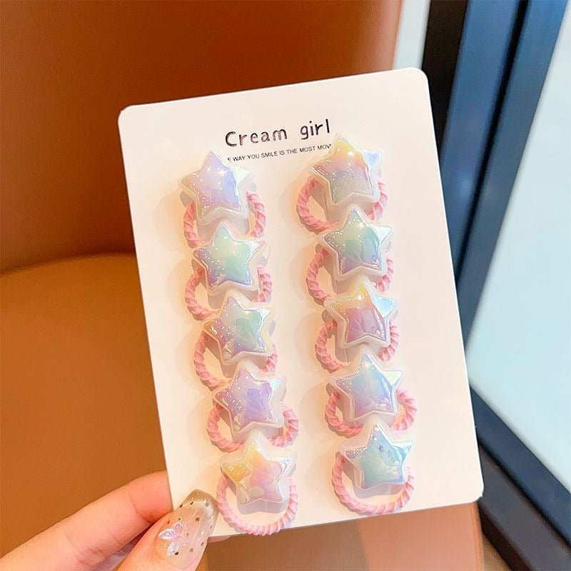 Kids Hair Tie Hair Tie Colorful Elastic Band Headband Cute Head Accessory