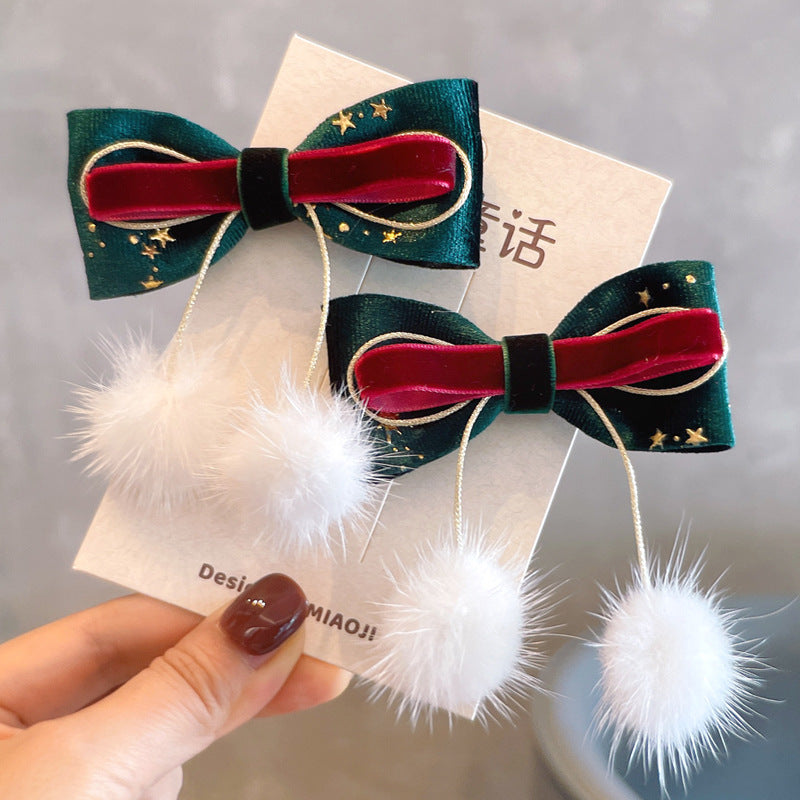 24 Kids Hair Clip Hairpin Kids Hair Accessory Bow Head Accessory