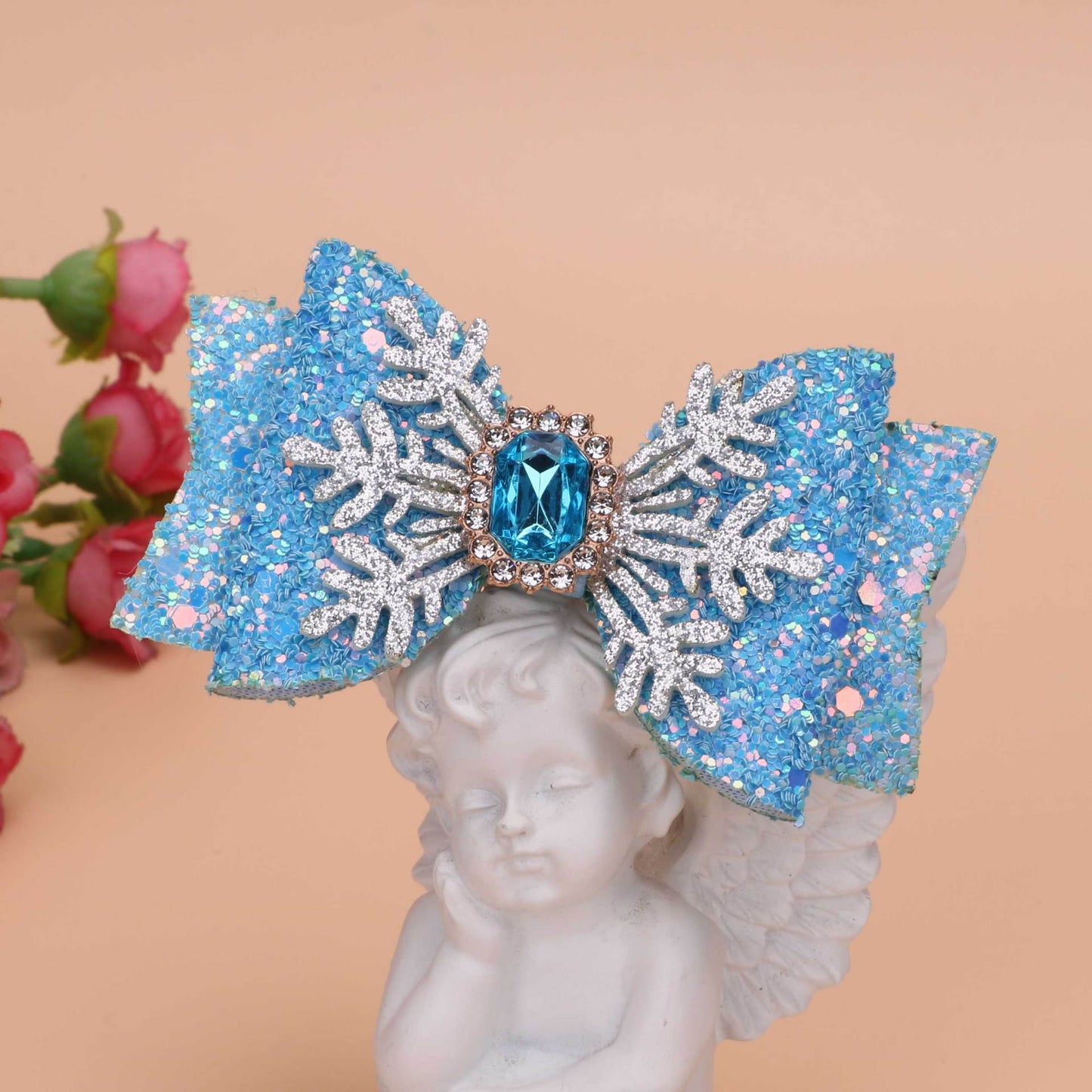 Kids Bow Crystal Hairpin Hair Accessory