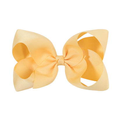 6 Kids Bow Hair Clip Head Accessory 588