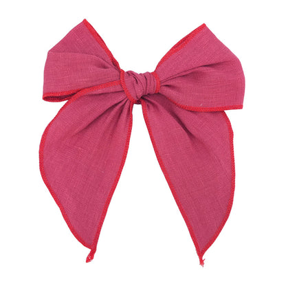 Bow Hair Clip Fabric Hairpin Hair Accessory