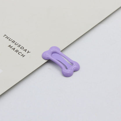 2.5cm Colorful Oil Drop Hair Clip Mini BB Clip ins Cute Hairpin Hair Accessory