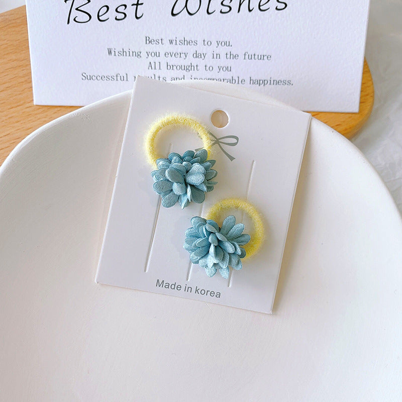 Kids Headband Flower Star Hair Tie High Elasticity Gentle on Hair Elastic Band Hair Tie