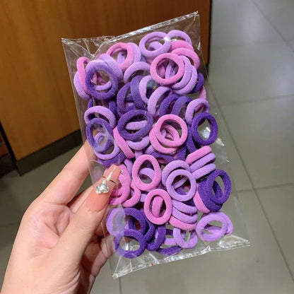 Hair Tie High Elasticity Kids Towel Ring Gentle on Hair Elastic Band Headband Hair Accessory 100