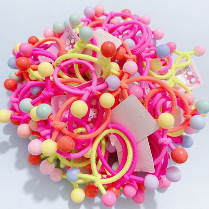 Kids Small Colorful Elastic Band Acrylic Cartoon Headband Girl Elastic Band Head Accessory Hair Accessory