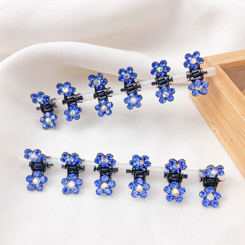 Kids Mini Hair Clip Flyaway Hair Crystal Head Accessory Cute Hairpin Hair Clip