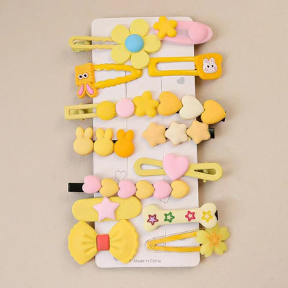 Kids Hair Clip Cartoon Hair Accessory Set Cute Hairpin Handmade Head Accessory