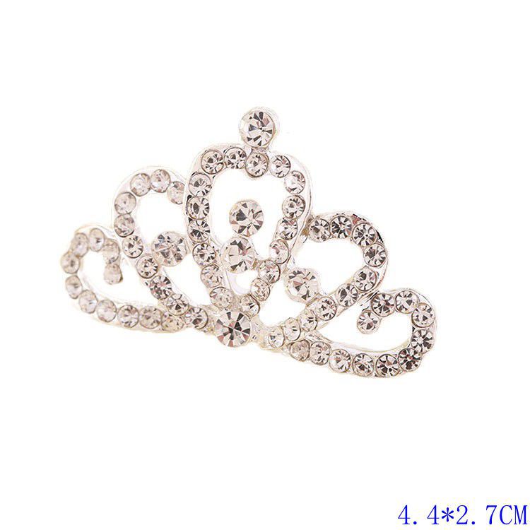 Kids Heart Hair Accessory Crystal Pearl