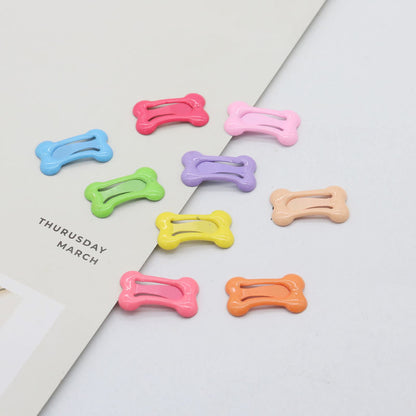 2.5cm Colorful Oil Drop Hair Clip Mini BB Clip ins Cute Hairpin Hair Accessory