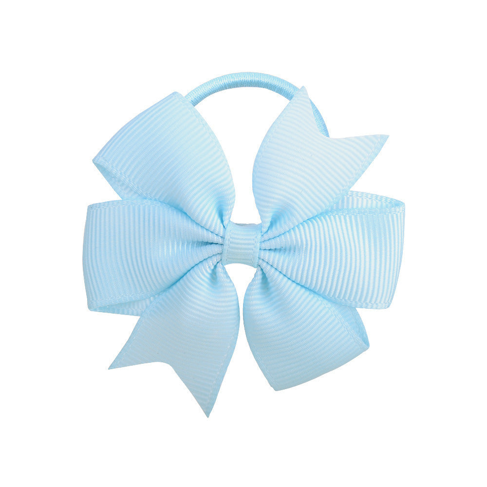 Handmade Multi-color Kids Hair Tie Bow Baby Head Accessory