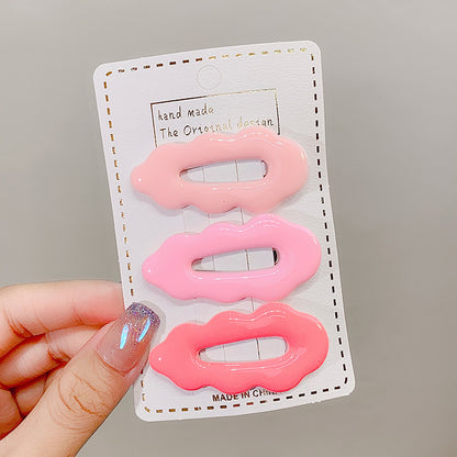 Hair Clip Side Bangs Hair Clip Heart BB Clip Kids Hairpin Head Accessory