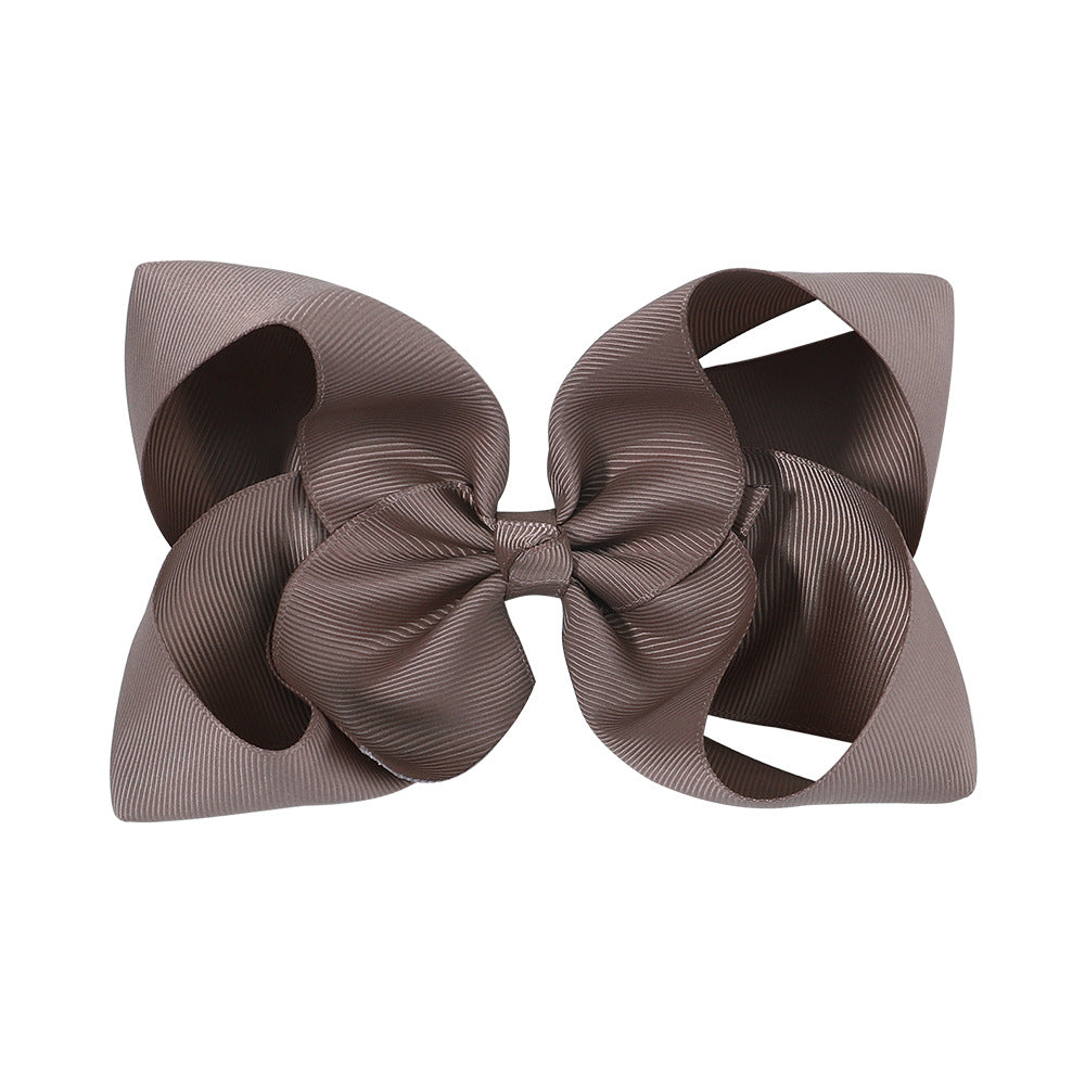 6 Kids Bow Hair Clip Head Accessory 588