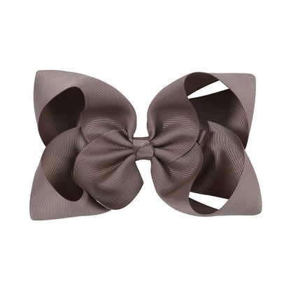 6 Kids Bow Hair Clip Head Accessory 588