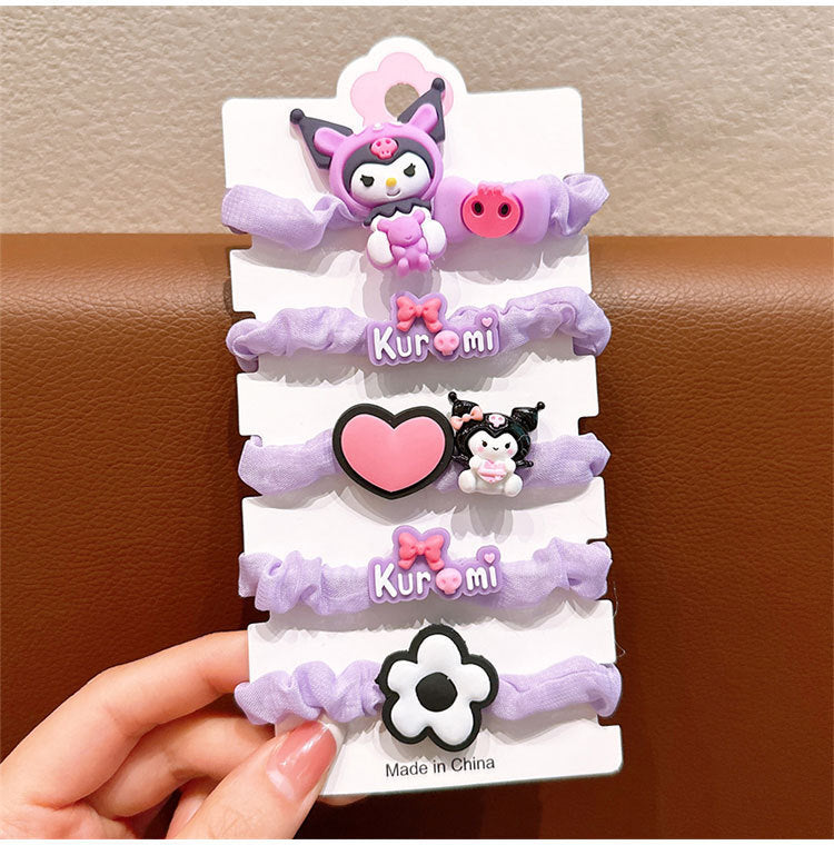 Kids Hair Clip Flower Hair Tie Hair Accessory Elastic Band Girl Headband Hairpin