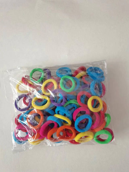 Kids Seamless High Elasticity Gentle on Hair Towel Ring Elastic Band Headband Minimalist Girl Hair Tie Hair Tie