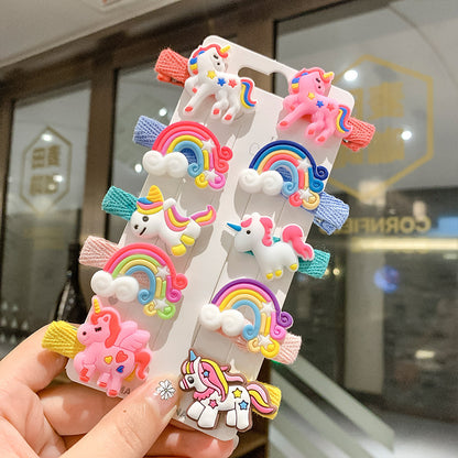 Kids Hair Clip Hairpin Cute Girl Head Accessory BB Flyaway Hair Bangs Clip