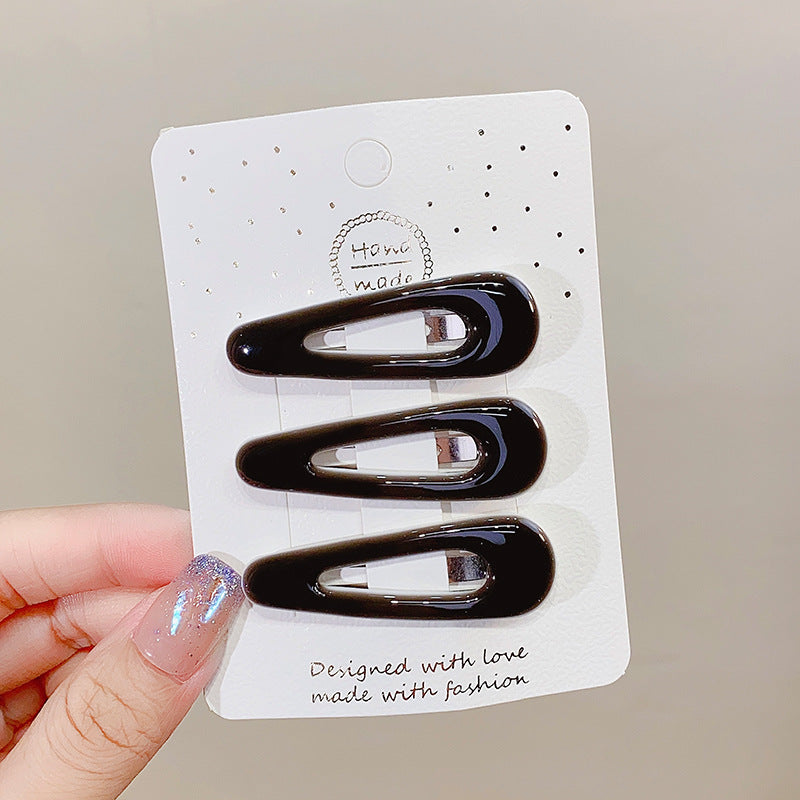 Hair Clip Side Bangs Hair Clip Heart BB Clip Kids Hairpin Head Accessory