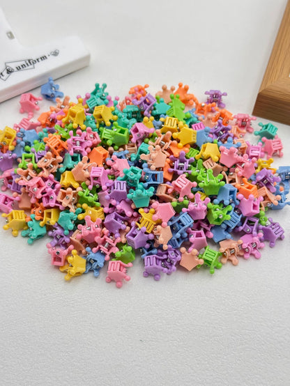 Colorful Kids Hairpin Clip Head Accessory Flyaway Hair Hair Clip Girl Bangs Braiding Mini Hair Clip Hair Accessory
