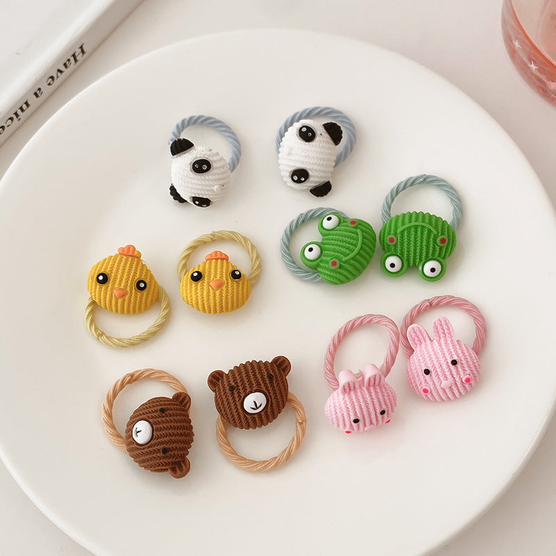 Kids Hair Tie Gentle on Hair Elastic Band Headband Small Hair Accessory Hair Tie Set Elastic Band