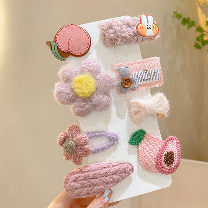 Kids Hair Clip Cute Hairpin Bangs BB Clip Head Accessory Bow Hair Accessory