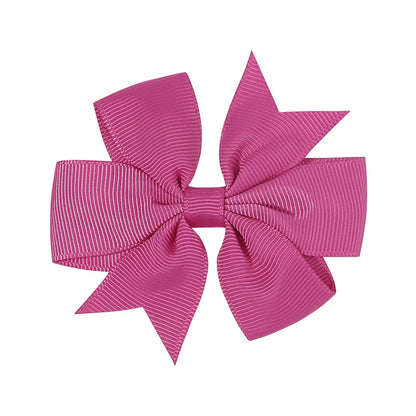 Handmade V Bow Hair Clip Hair Accessory Kids Head Accessory 564
