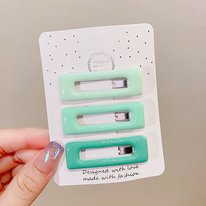 Hair Clip Side Bangs Hair Clip Heart BB Clip Kids Hairpin Head Accessory