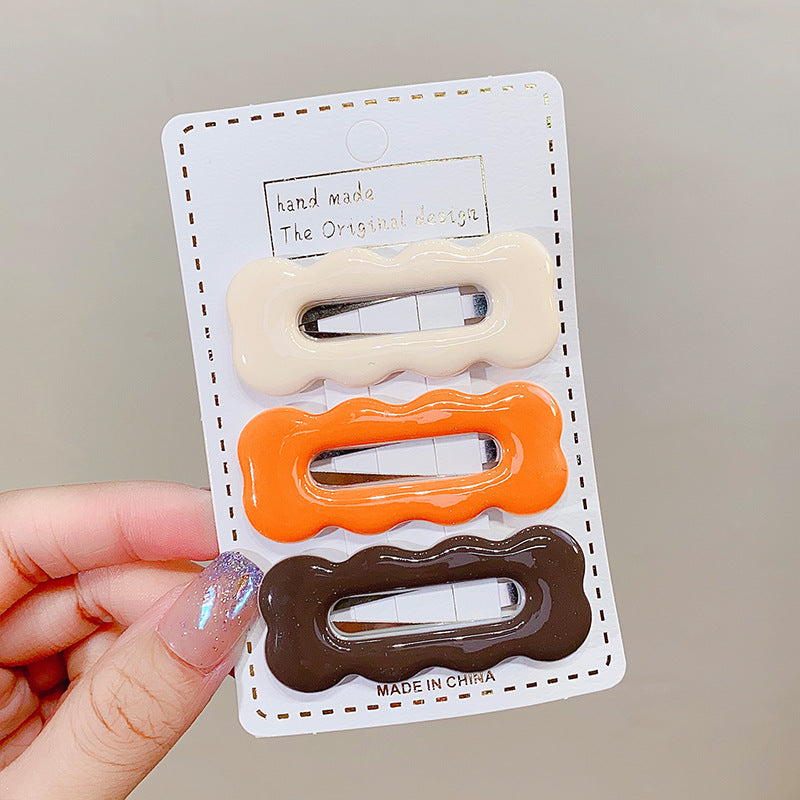 Hair Clip Side Bangs Hair Clip Heart BB Clip Kids Hairpin Head Accessory